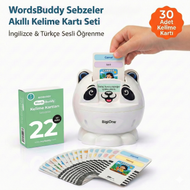 WordsBuddy Sebzeler – Türkçe İngilizce Akıllı Kelime Kart Seti