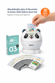 WordsBuddy Aylar Mevsimler Günler – Türkçe İngilizce Akıllı Kelime Kart Seti