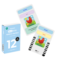 WordsBuddy Hayvanlar – Türkçe İngilizce Akıllı Kelime Kart Seti