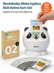 WordsBuddy Alfabe İngilizce – Akıllı Harf ve Kelime Öğrenme Kart Seti