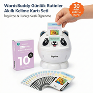WordsBuddy Günlük Rutinler – Türkçe İngilizce Akıllı Kelime Kart Seti