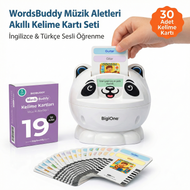 WordsBuddy Müzik Aletleri – Türkçe İngilizce Akıllı Kelime Kart Seti